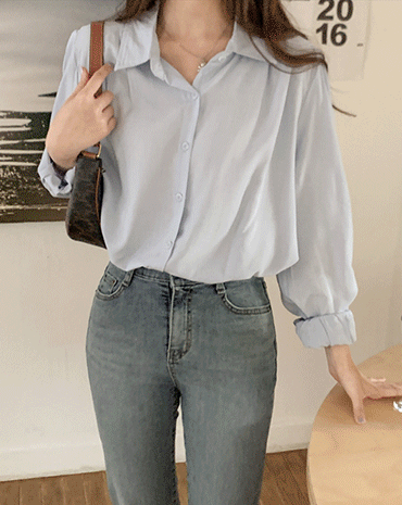 [기획]솔트 핀턱 베이직 셔츠 (6color)