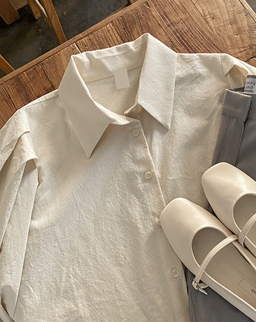 [기획]블리 봄 퍼프 코튼 셔츠 (3color)