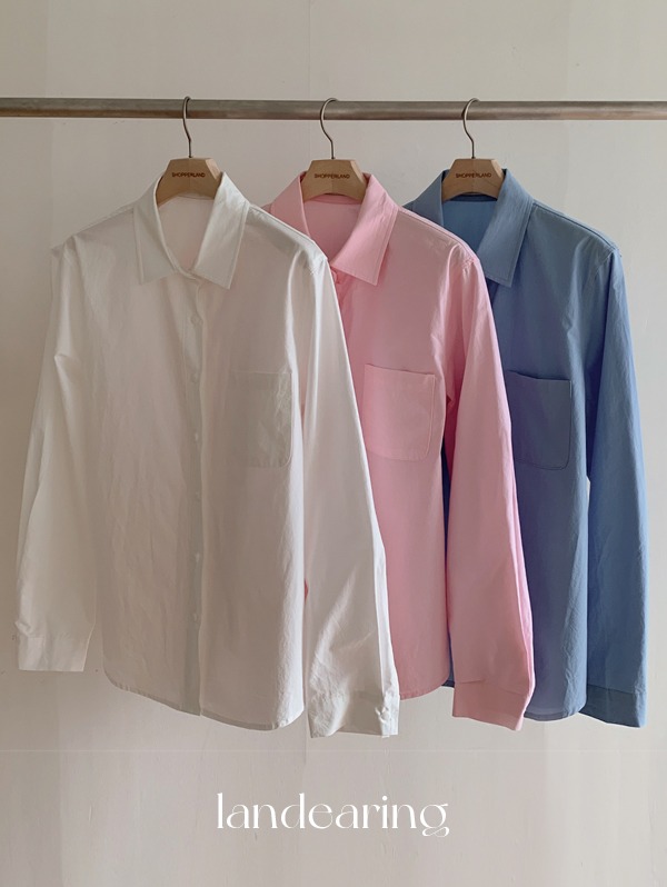 [Landearing]프림로즈힐 고밀도 코튼 셔츠 (3color)&#039;40수바이오고밀도,가을셔츠&#039;