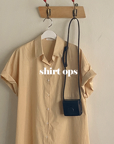 [기획/물배송]심플리 무드 셔츠 롱 원피스 (7color)