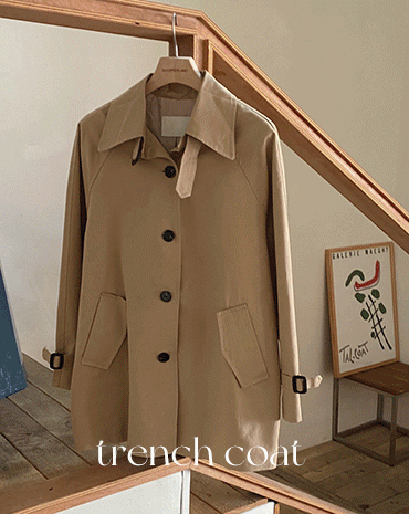 세인 하프 트렌치 코트 (3color)