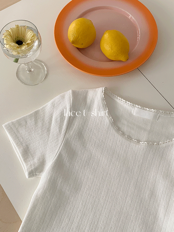 르케 레이스 반팔 티셔츠 (2color)